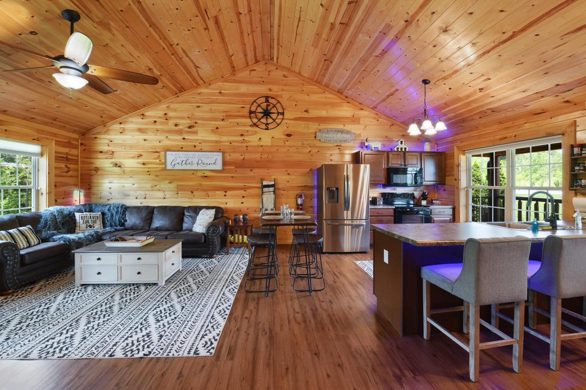 Enchanted Forest Cabin And Teepee! Lights & Laser Show! Private Hot Tub! Unique Stay! Sevierville Bagian luar foto